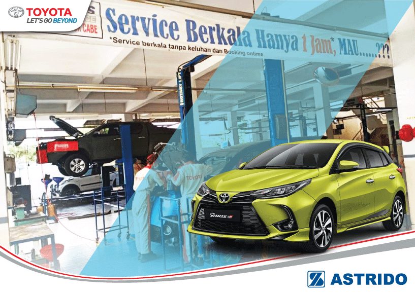 Toyota AStrido - Berapa Biaya Servis Rutin Toyota Yaris di Bengkel Resmi?