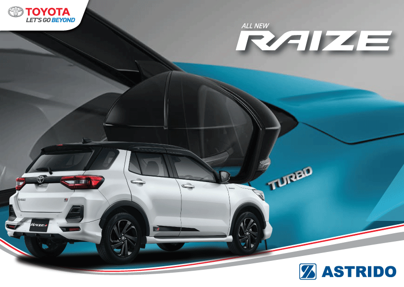 Toyota AStrido - Spesifikasi dan Fitur Lengkap Toyota Raize 1.0 Turbo