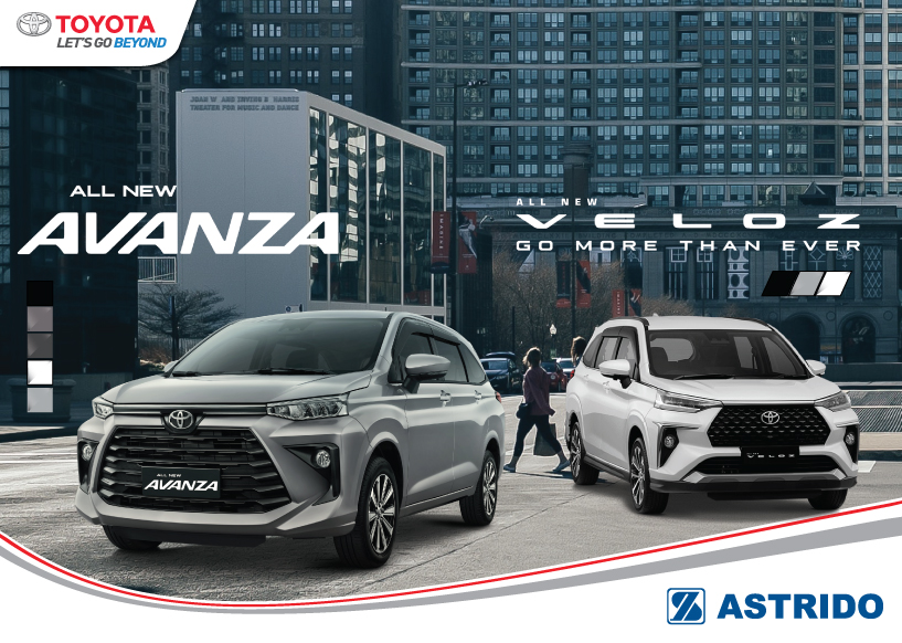 Toyota AStrido - Pilihan Warna Pada Toyota Avanza dan Veloz 2022