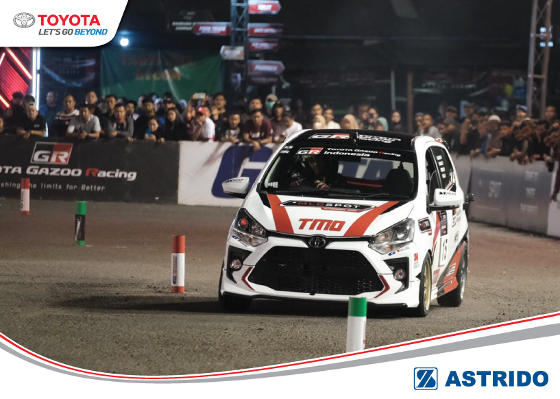 Toyota AStrido - Toyota Gazoo Racing Indonesia Podium di Autokhana Kejurnas Slalom 2022