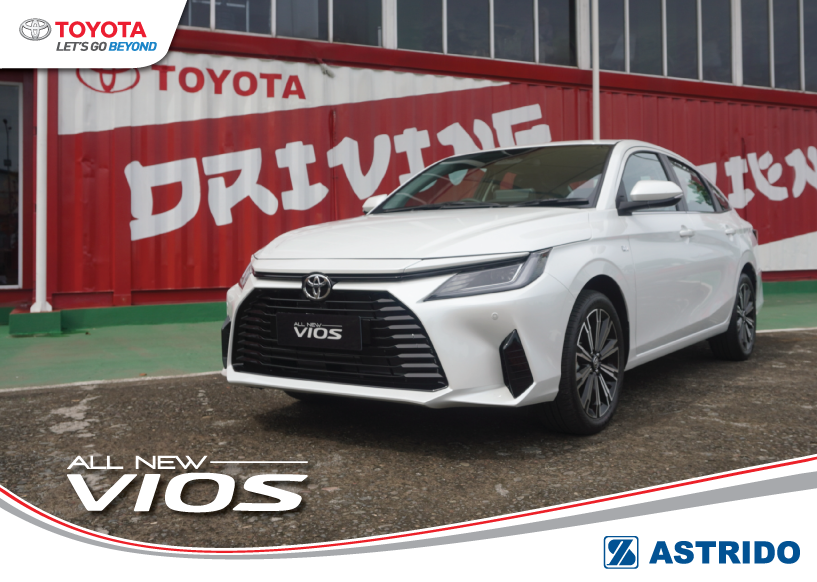 Toyota AStrido - Toyota All New Vios Hadir dengan Desain Baru dan Fitur-Fitur Advance