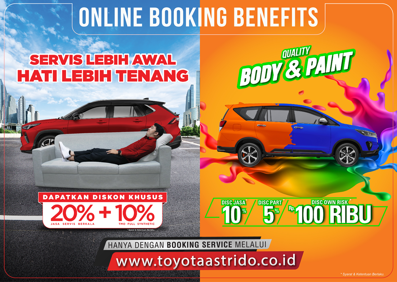 Layanan Booking Service Toyota | Astrido